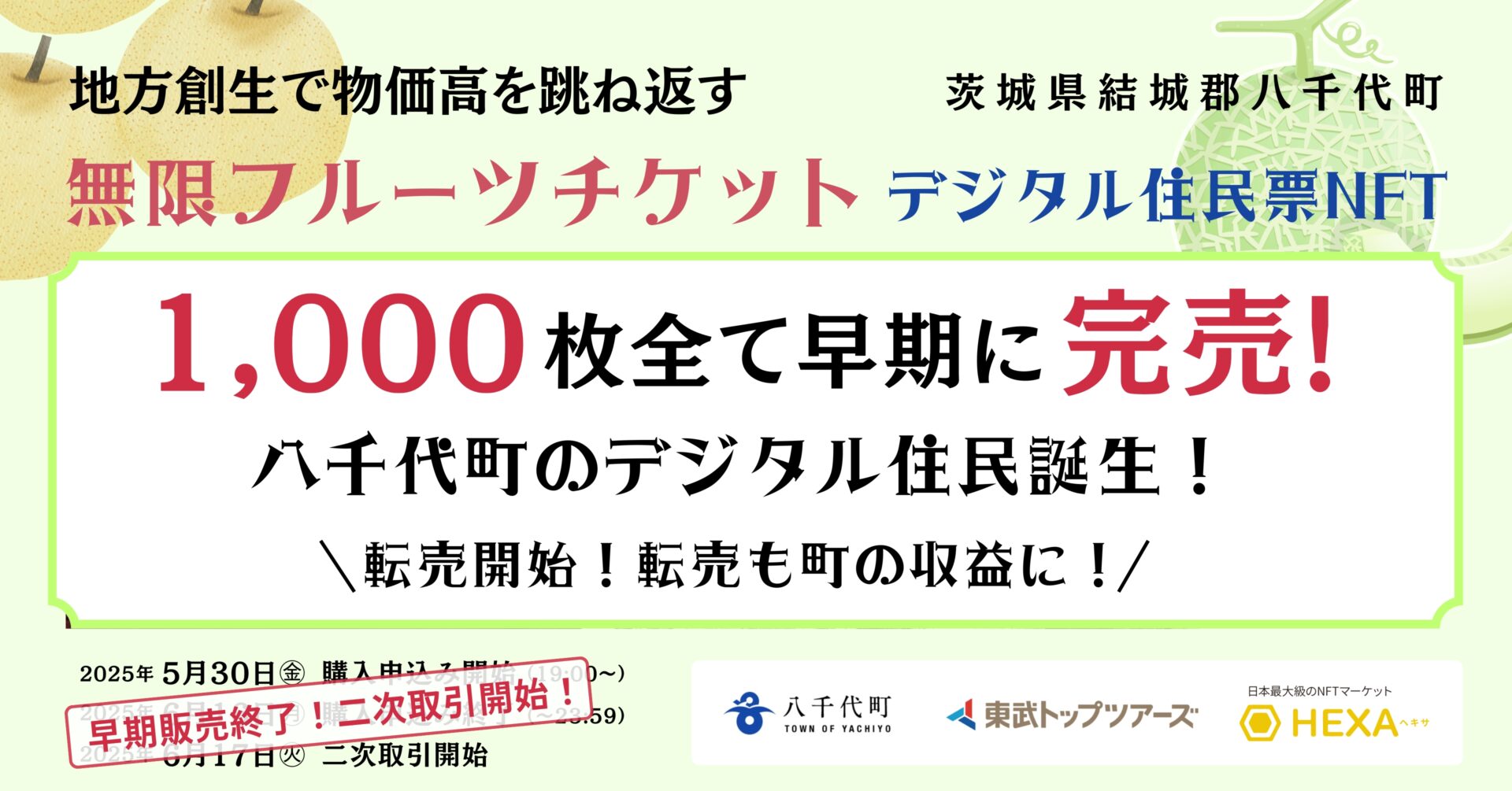 無限フルーツチケットNFT